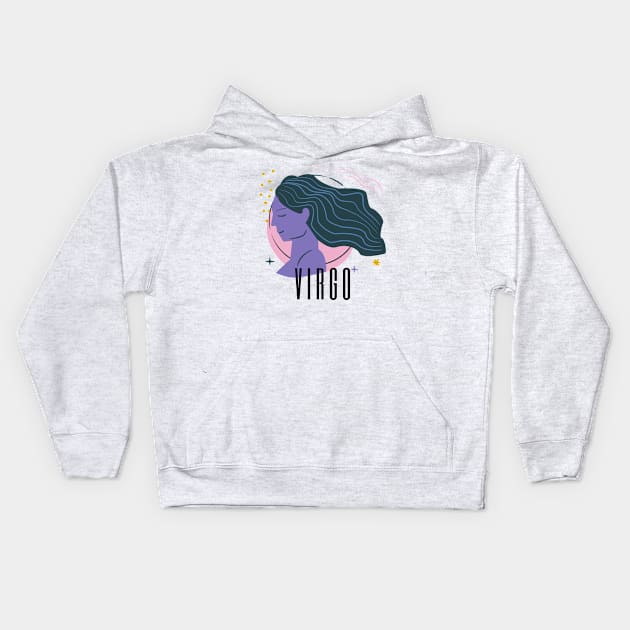 VIRGO Kids Hoodie by EXUBERANT DESIGN